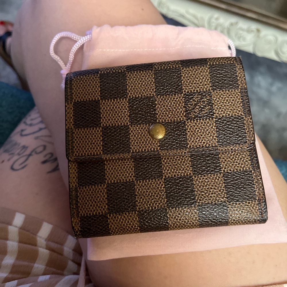 Louis Vuitton Brown Checkered Wallet